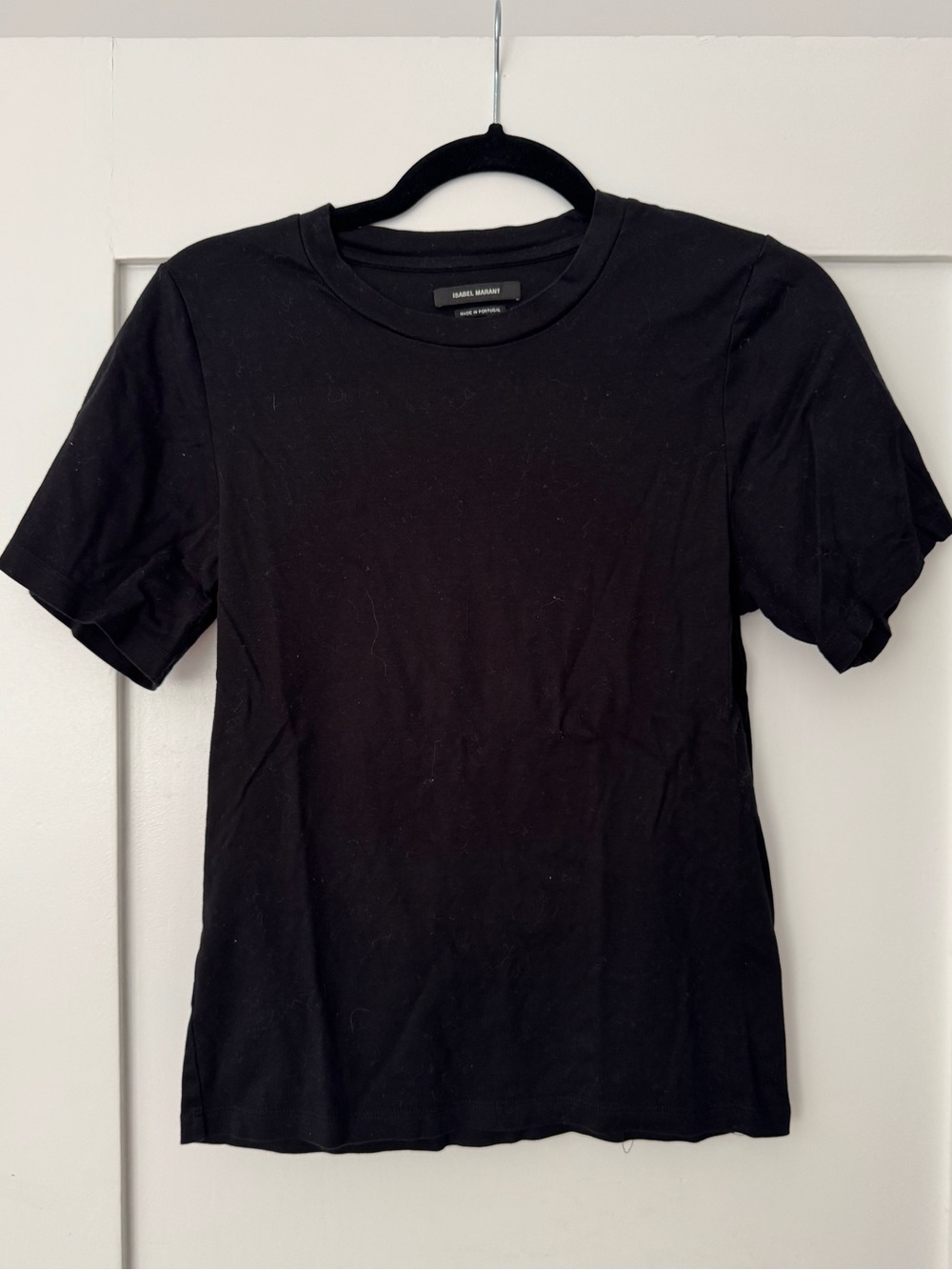 ISABEL MARANT Black Crewneck Tee